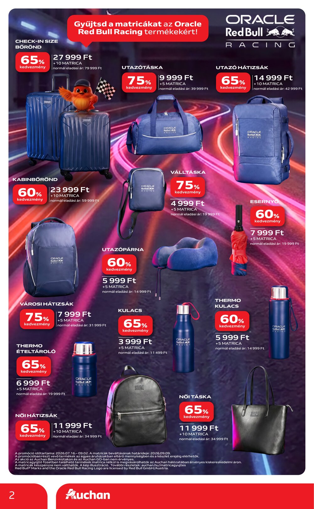 Auchan akciós újság 2026.08.13-tól - 2. oldal.