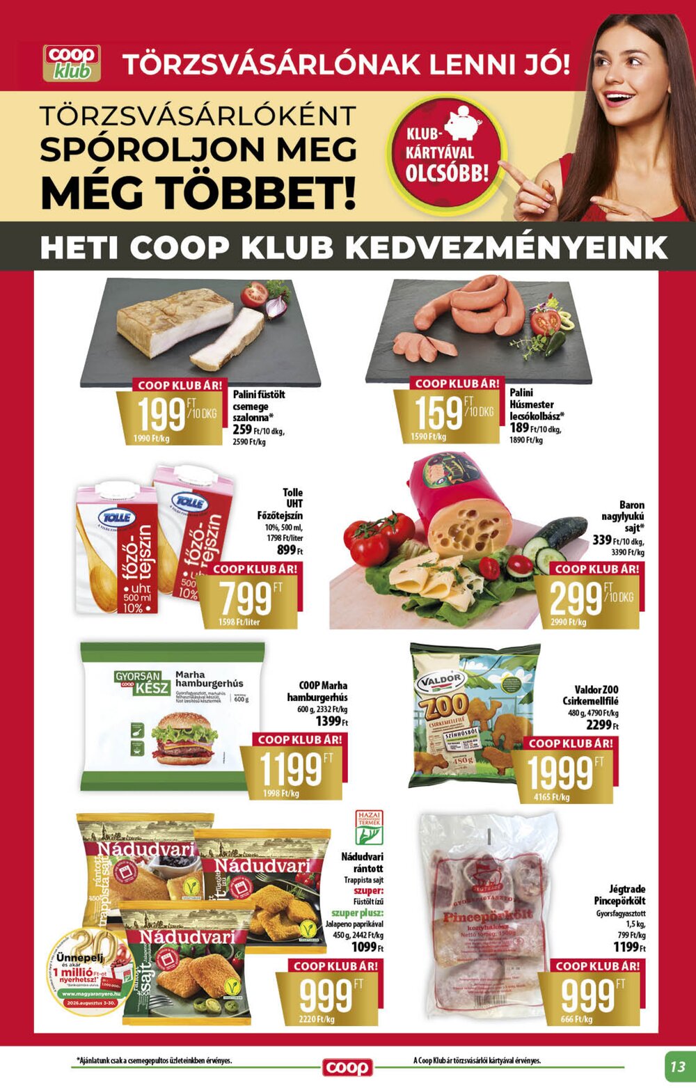 Coop akciós újság 2026.08.13-tól - 13. oldal.