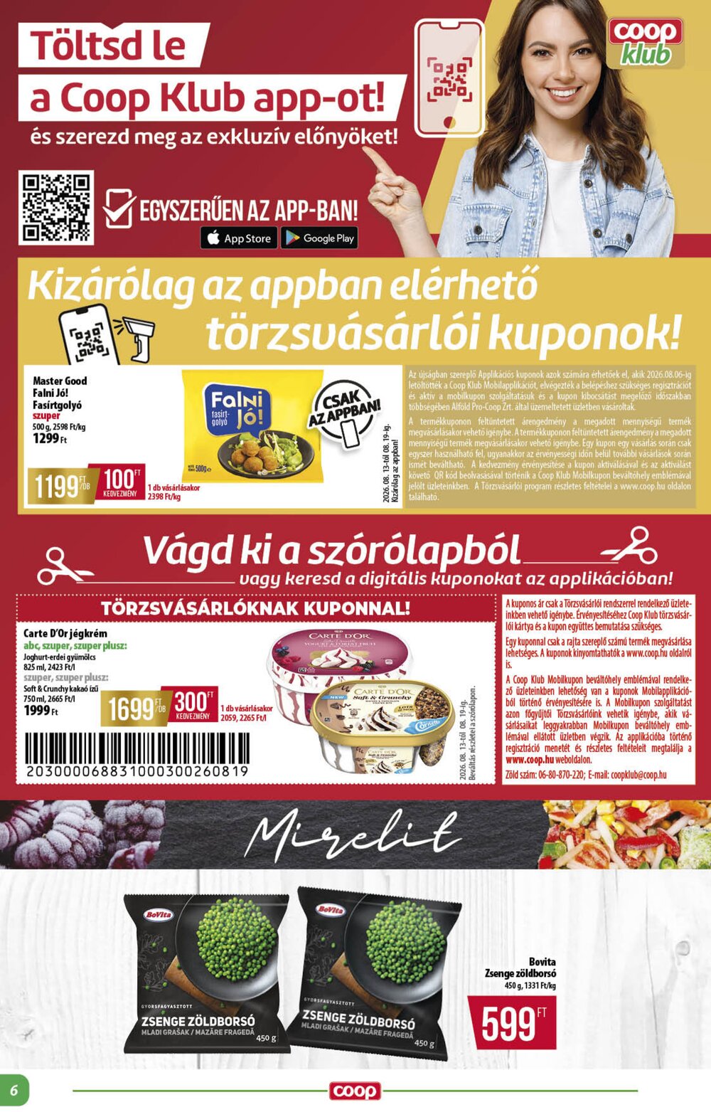 Coop akciós újság 2026.08.13-tól - 6. oldal.