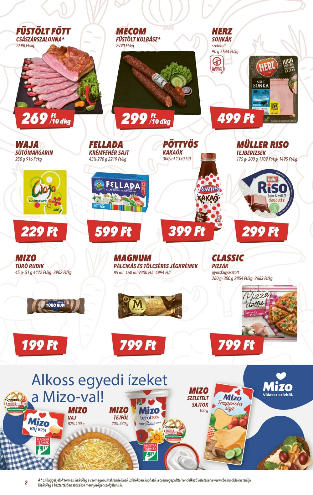 CBA akciós újság 2026.08.13-tól - 2. oldal.