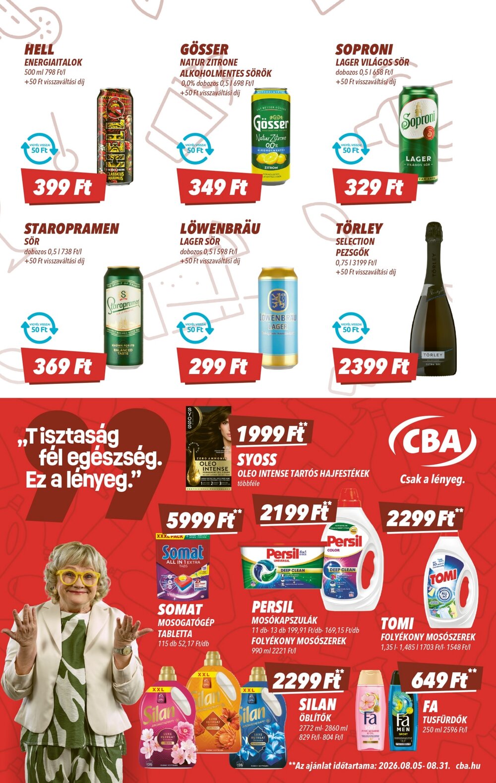 CBA akciós újság 2026.08.13-tól - 7. oldal.