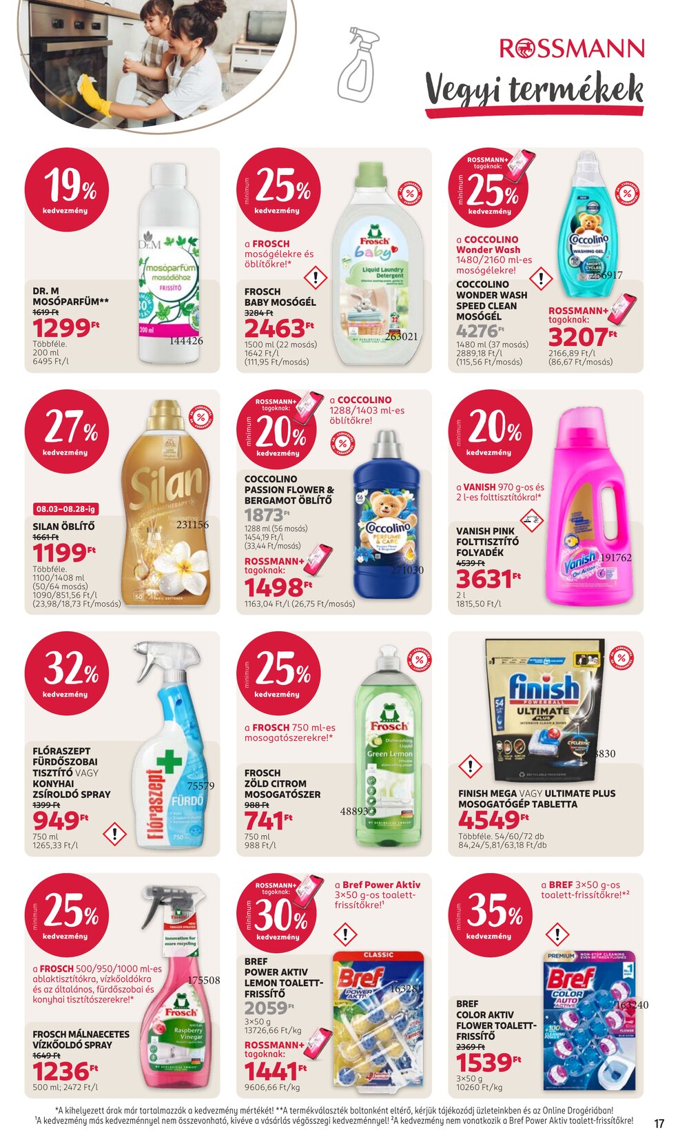 Rossmann akciós újság 2026.08.17-től - 19. oldal.