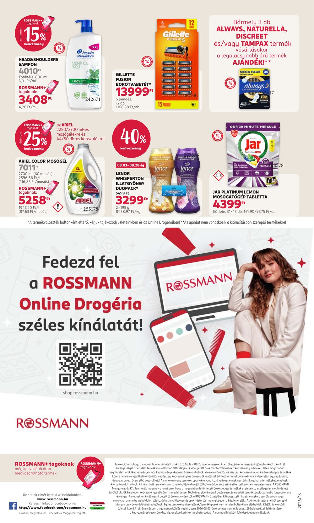 Rossmann akciós újság 2026.08.17-től - 24. oldal.