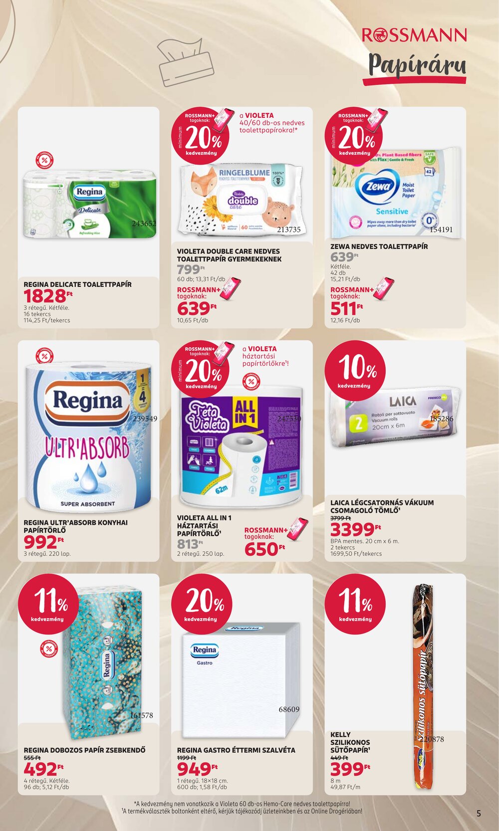 Rossmann akciós újság 2026.08.17-től - 5. oldal.