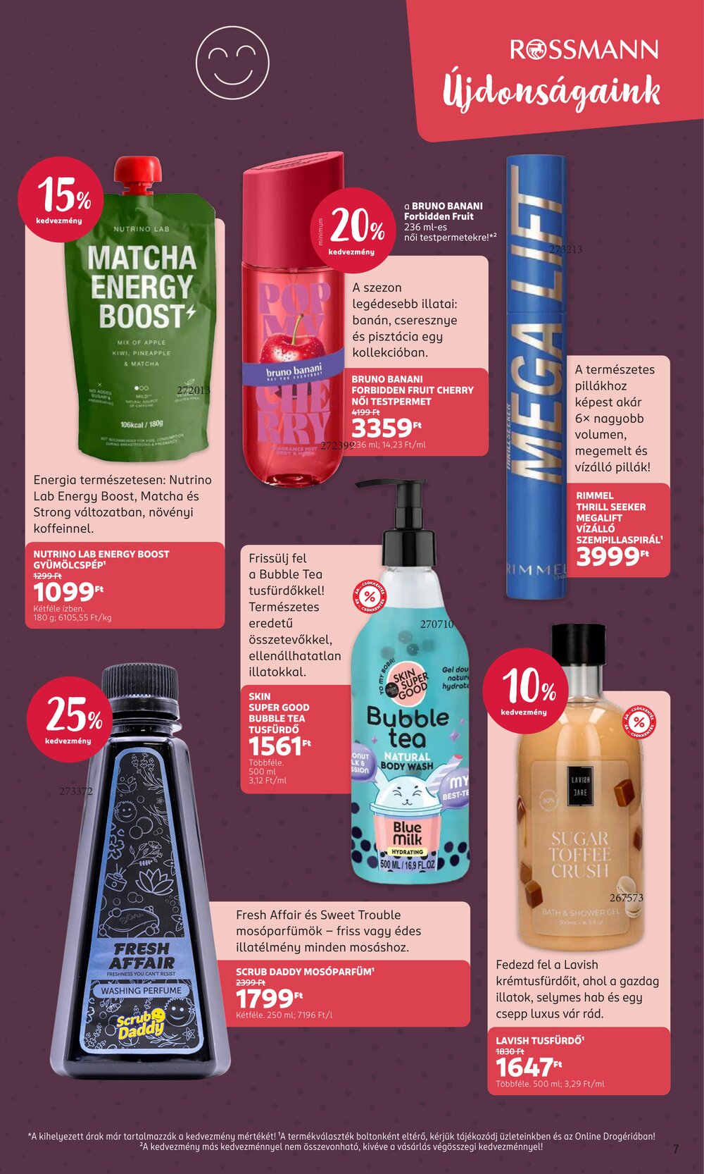 Rossmann akciós újság 2026.08.17-től - 7. oldal.