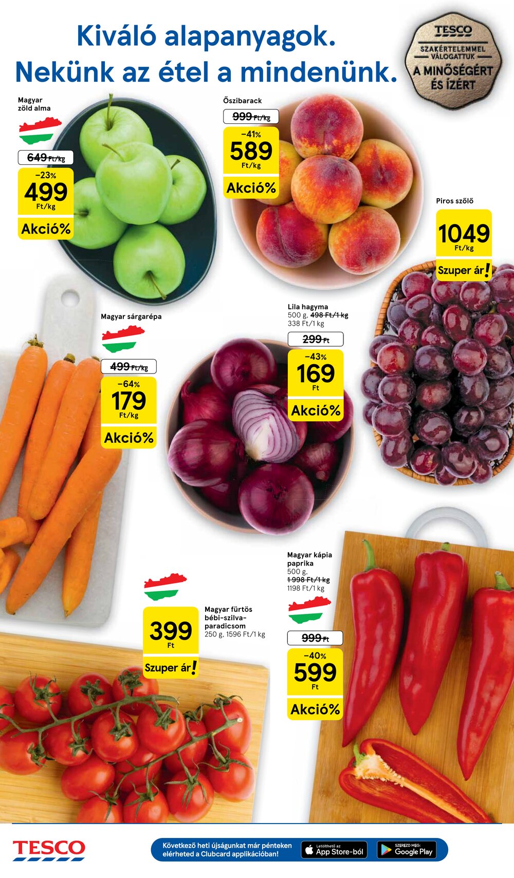 Tesco akciós újság 2026.08.18-tól - 2. oldal.