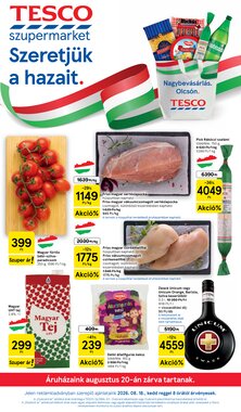 Tesco akciós újság 2026.08.18-tól