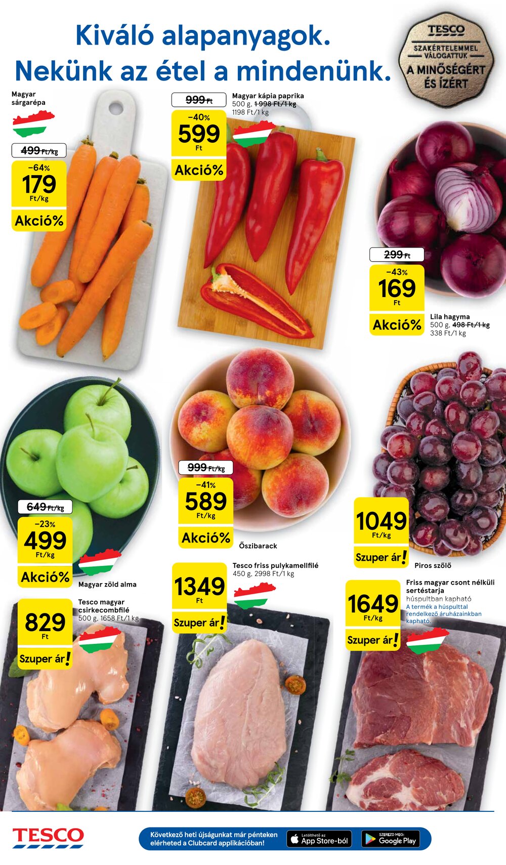Tesco akciós újság 2026.08.18-tól - 2. oldal.
