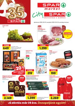 Spar Market akciós újság 2026.08.19-től
