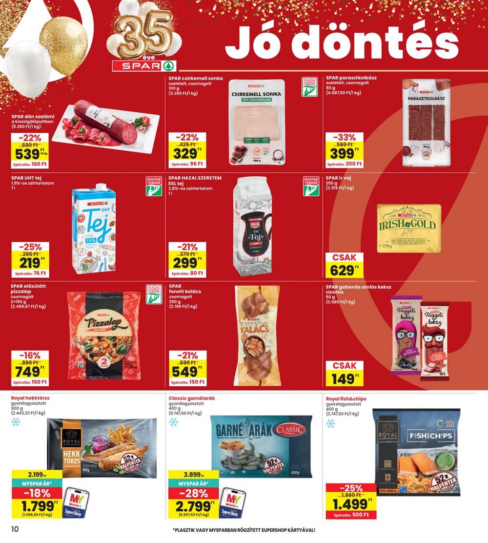 Interspar akciós újság 2026.08.19-től - 10. oldal.