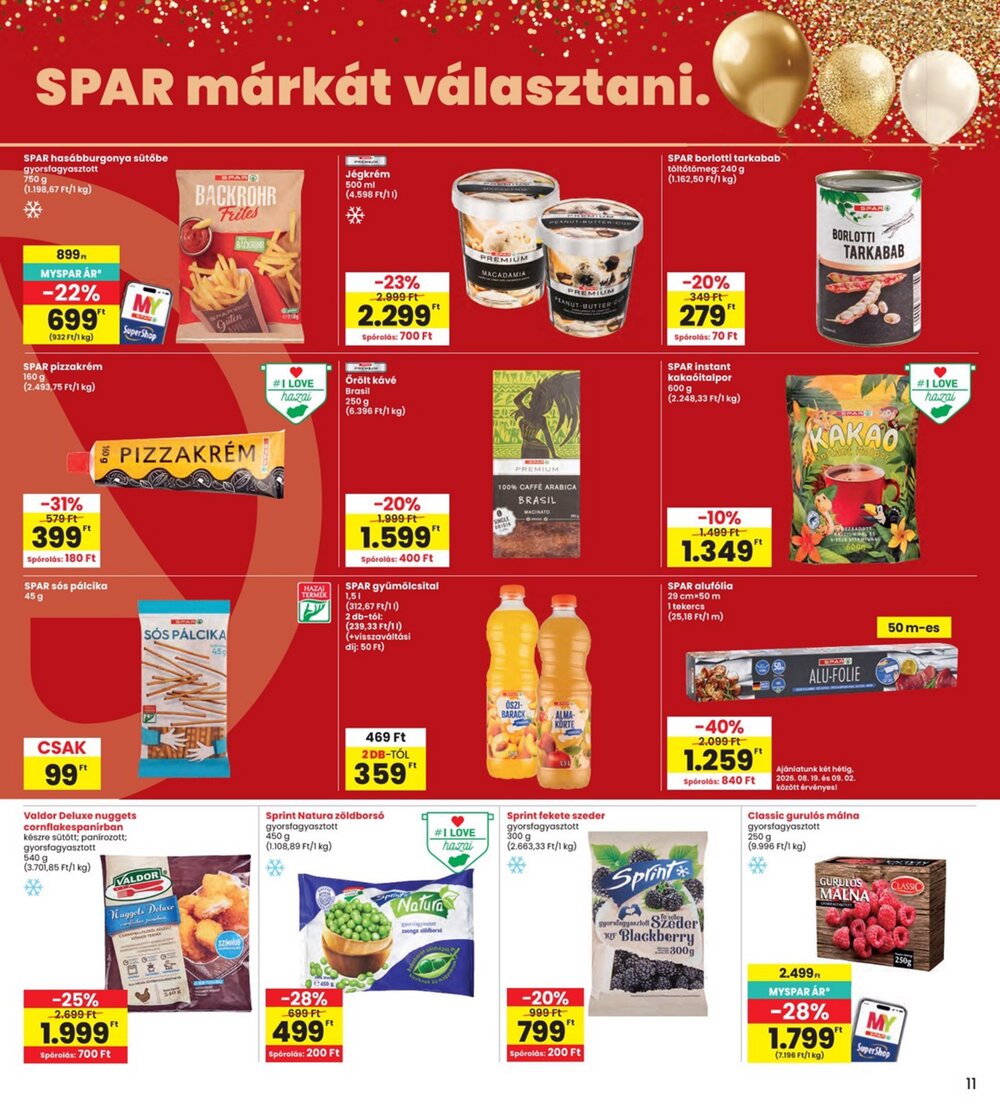 Interspar akciós újság 2026.08.19-től - 11. oldal.