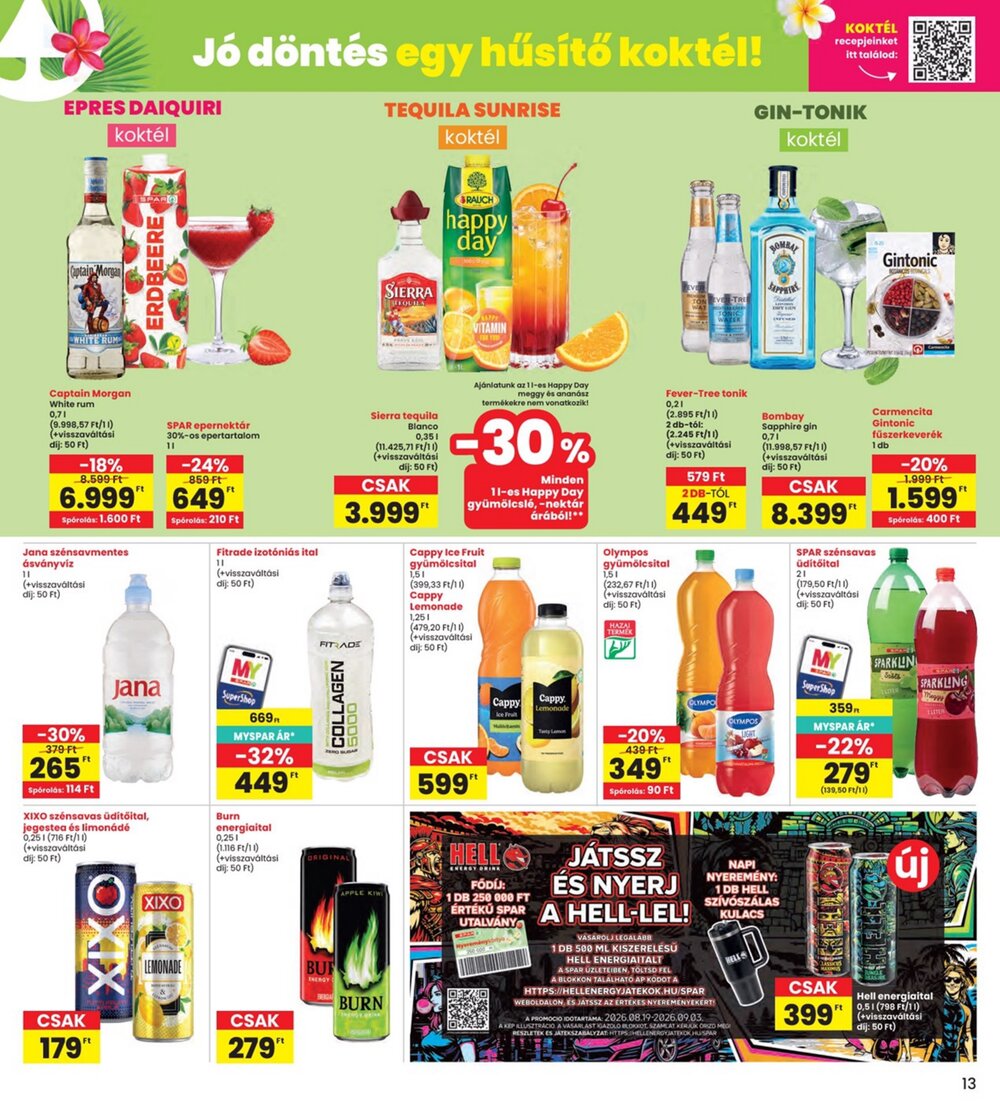 Interspar akciós újság 2026.08.19-től - 13. oldal.