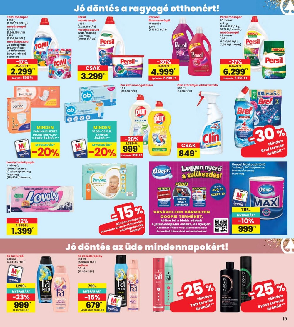 Interspar akciós újság 2026.08.19-től - 15. oldal.