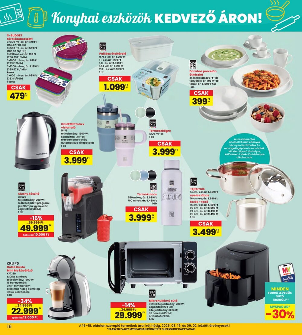 Interspar akciós újság 2026.08.19-től - 16. oldal.