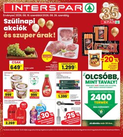 Interspar akciós újság 2026.08.19-től
