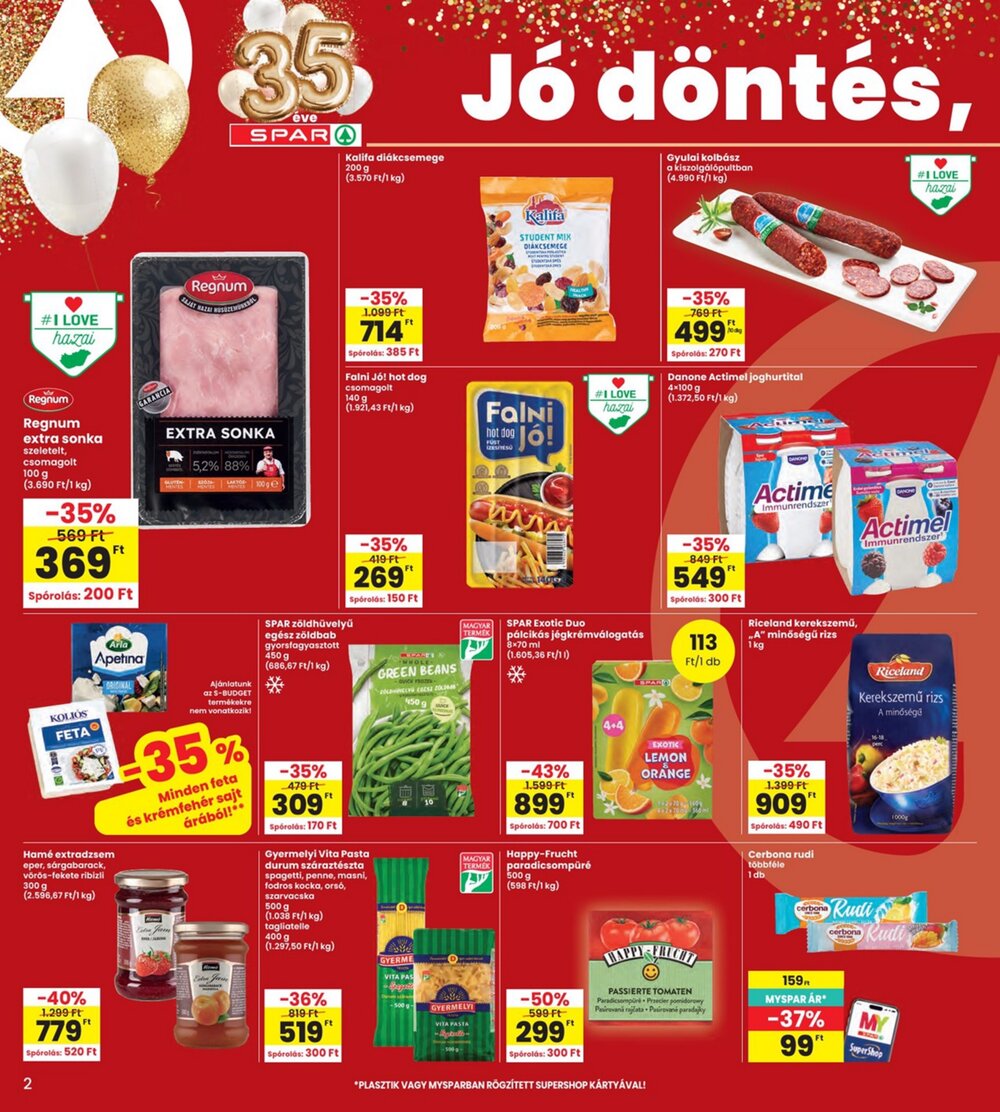 Interspar akciós újság 2026.08.19-től - 2. oldal.