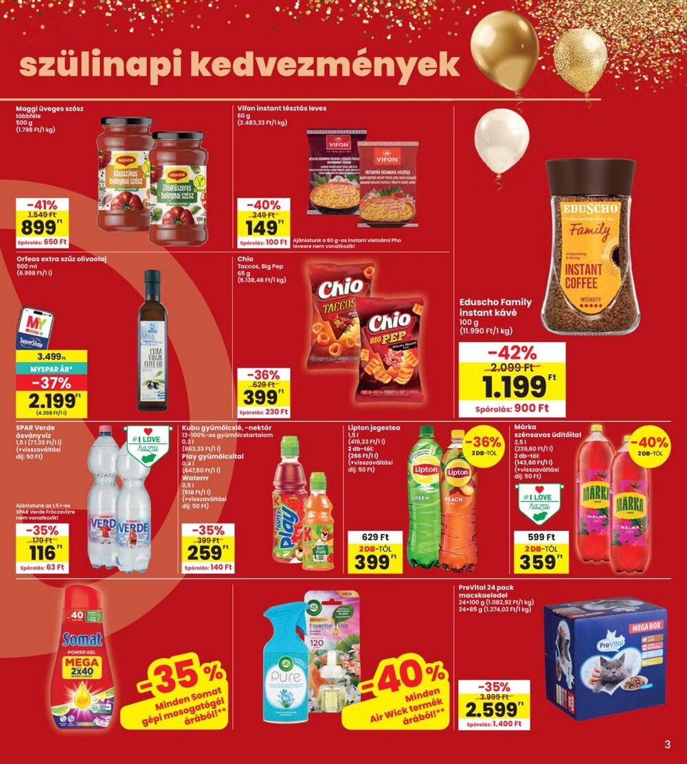 Interspar akciós újság 2026.08.19-től - 3. oldal.
