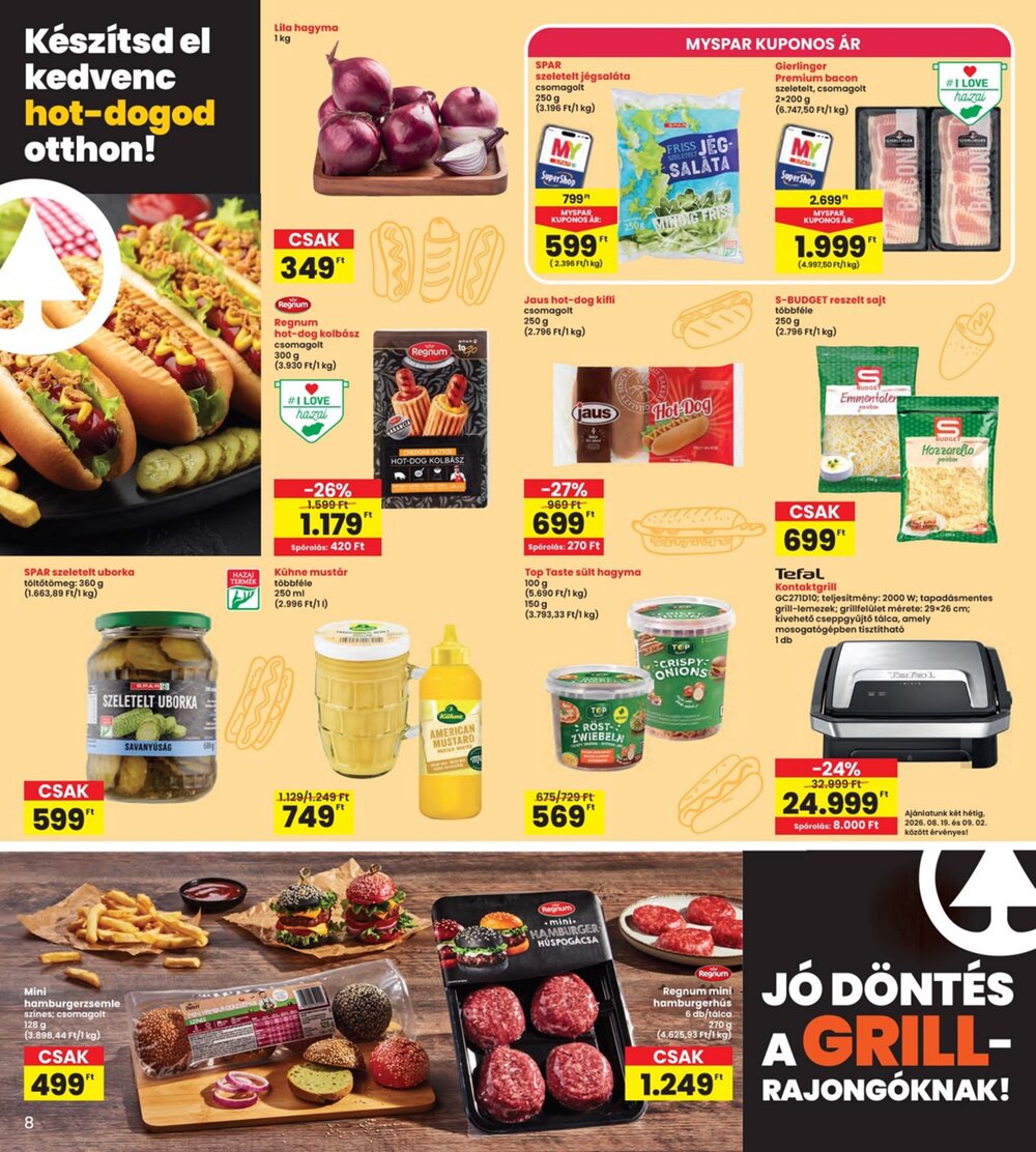 Interspar akciós újság 2026.08.19-től - 8. oldal.