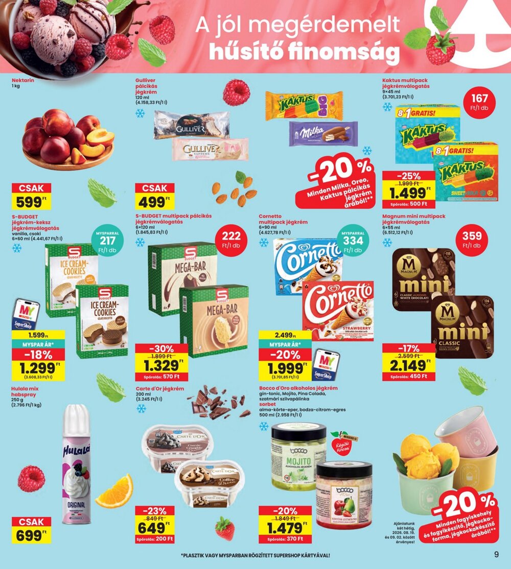 Interspar akciós újság 2026.08.19-től - 9. oldal.
