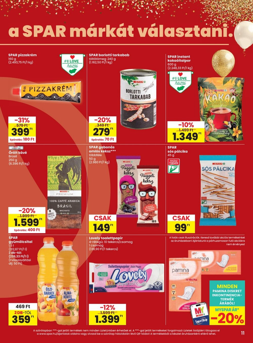 Spar akciós újság 2026.08.19-től - 11. oldal.