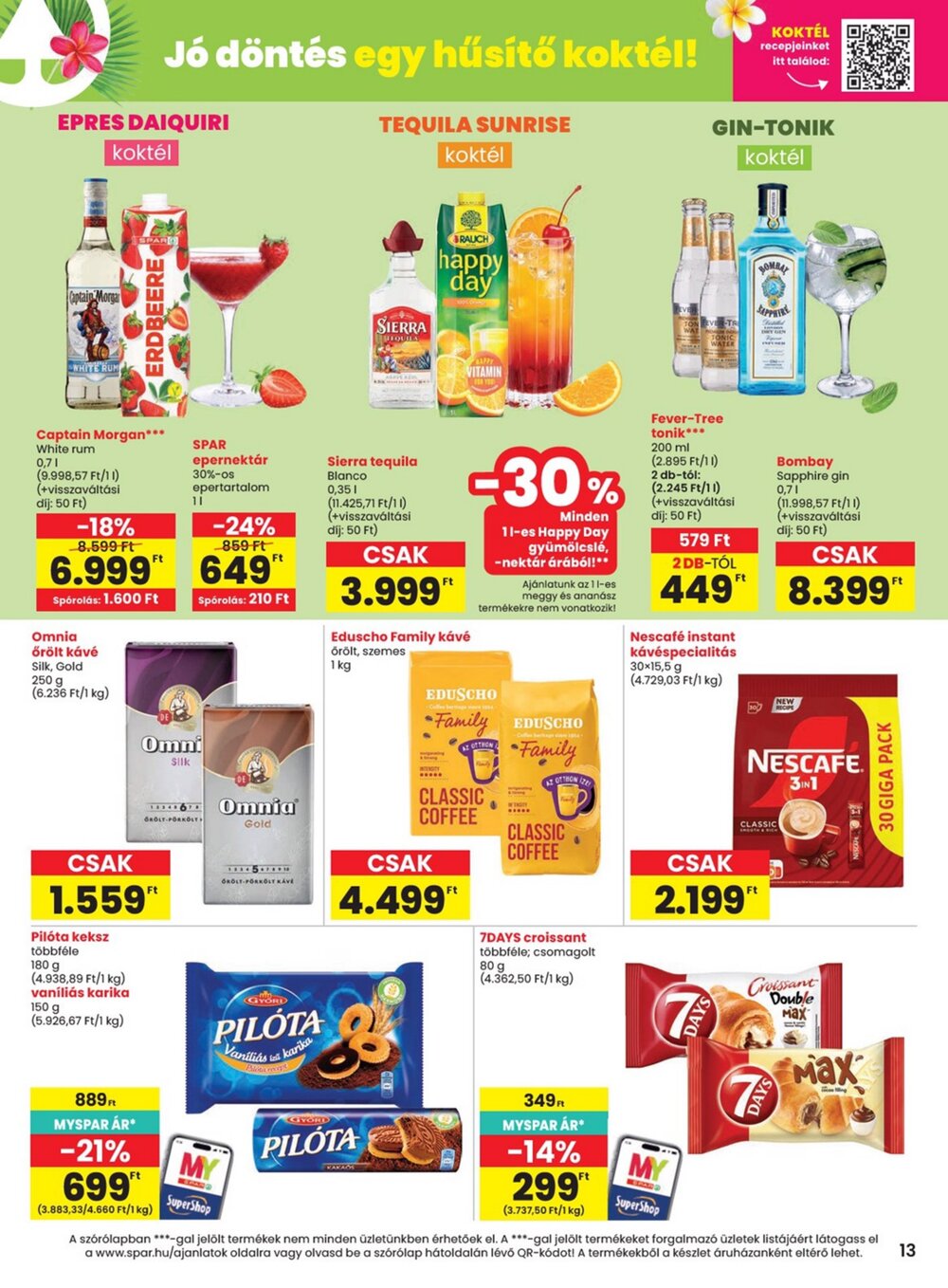 Spar akciós újság 2026.08.19-től - 13. oldal.
