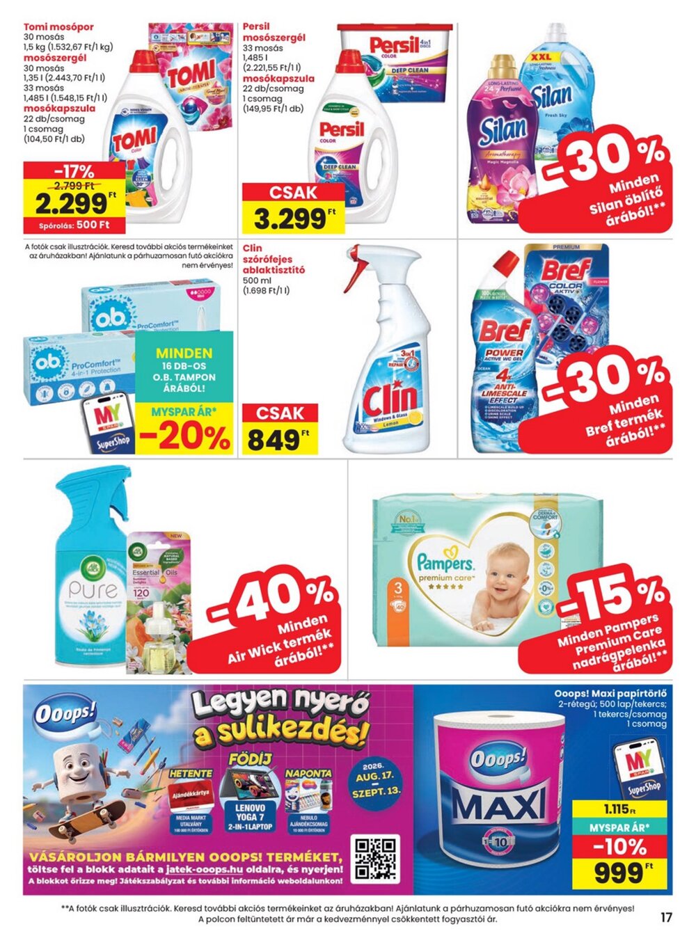 Spar akciós újság 2026.08.19-től - 17. oldal.