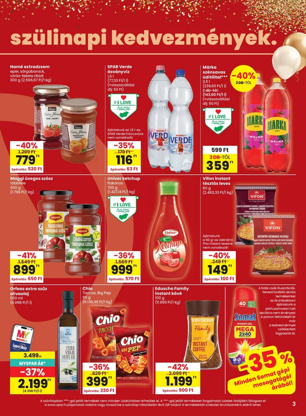 Spar akciós újság 2026.08.19-től - 3. oldal.