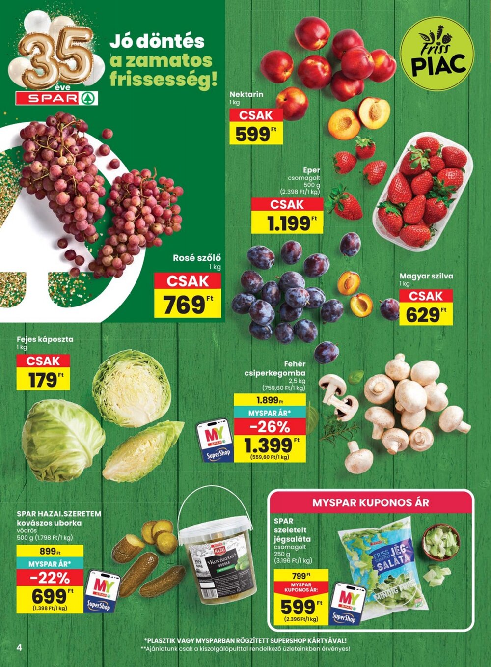 Spar akciós újság 2026.08.19-től - 4. oldal.