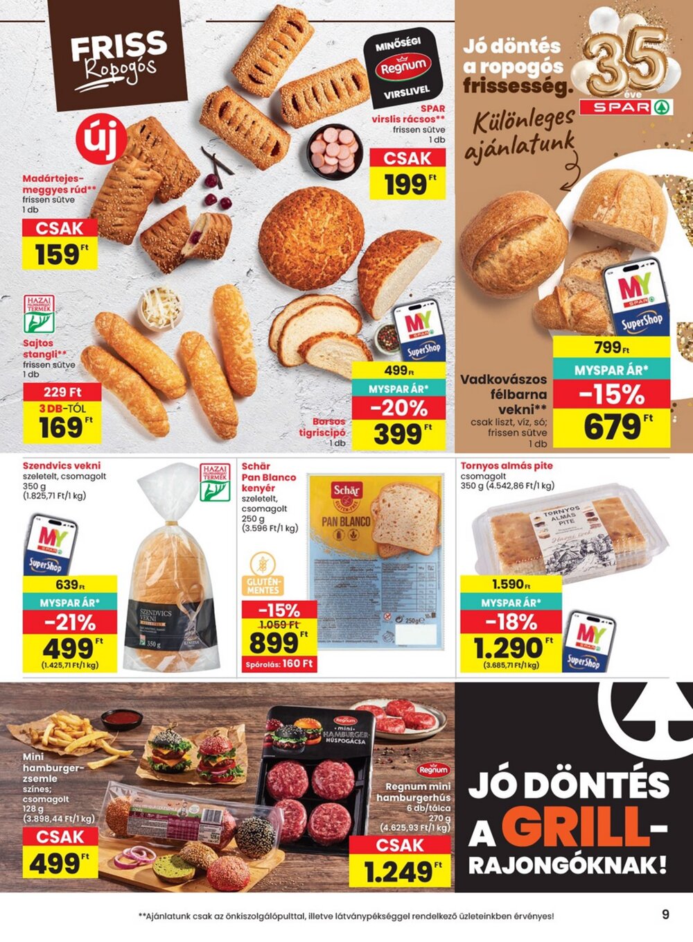 Spar akciós újság 2026.08.19-től - 9. oldal.