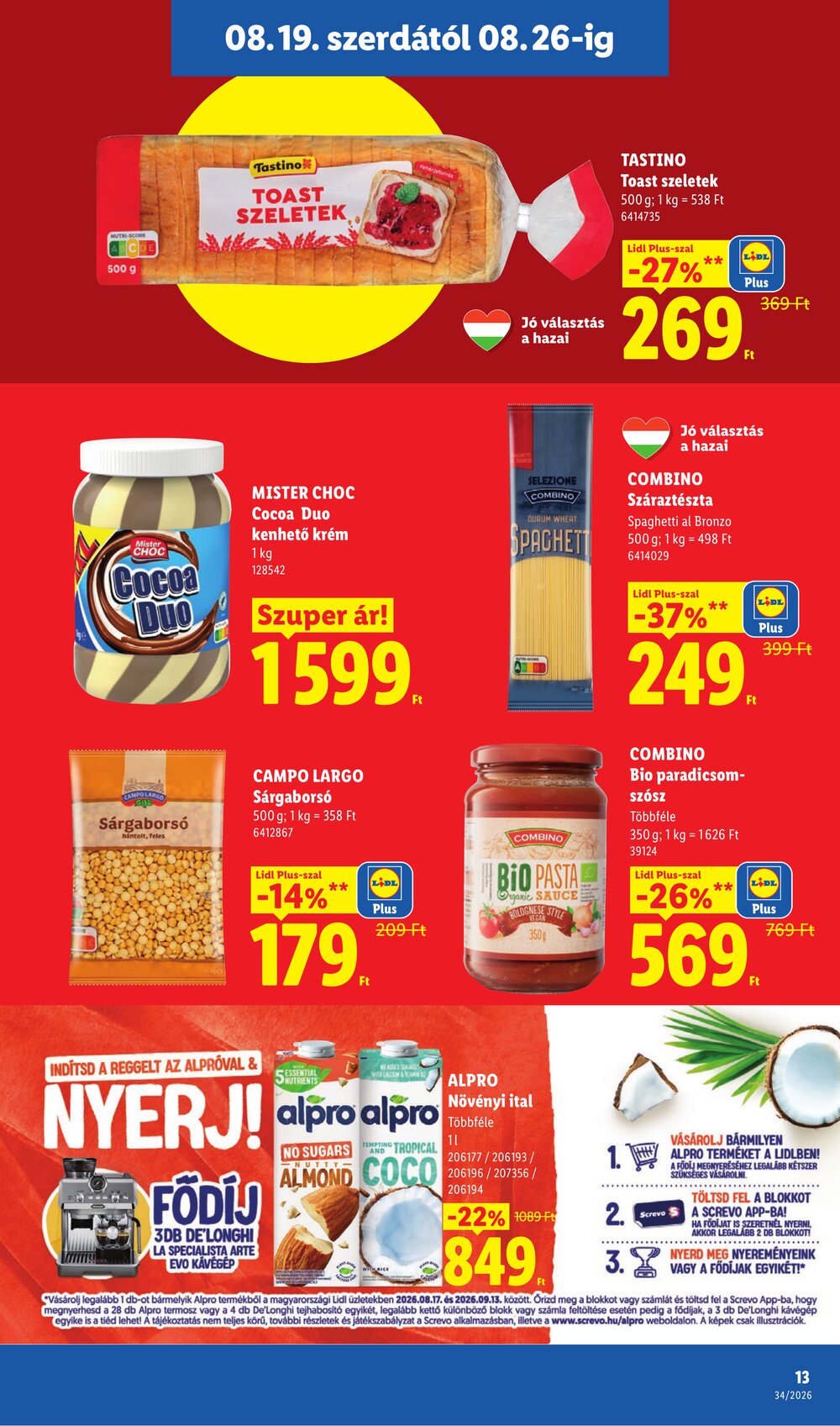 Lidl akciós újság 2026.08.19-től - 13. oldal.