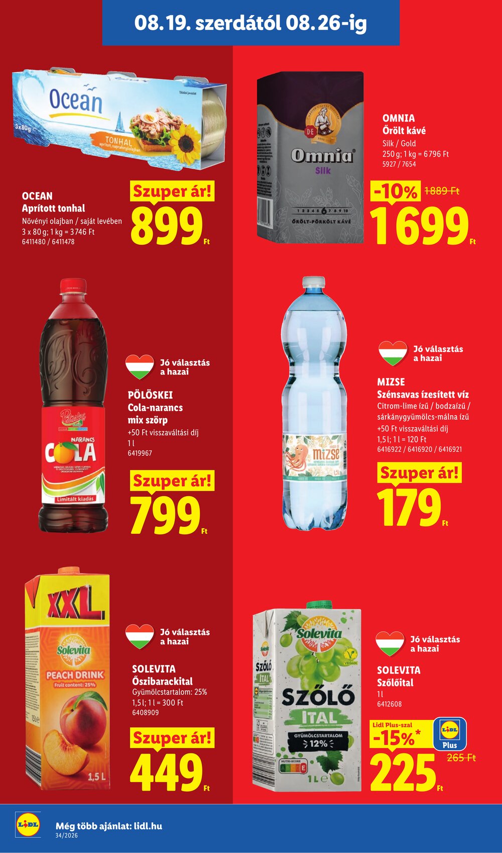Lidl akciós újság 2026.08.19-től - 14. oldal.