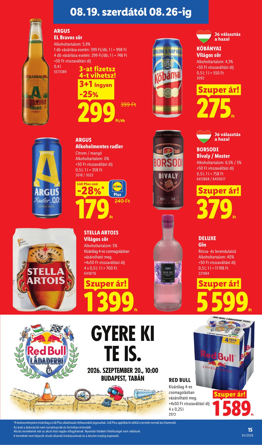 Lidl akciós újság 2026.08.19-től - 15. oldal.