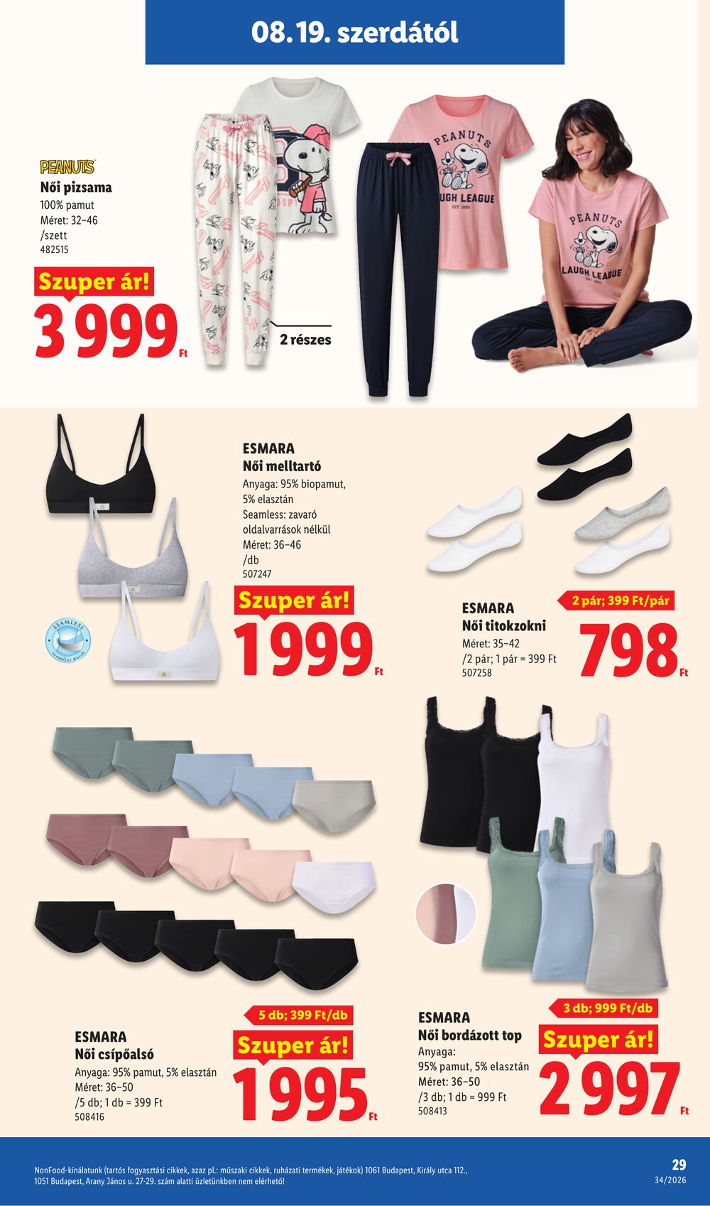 Lidl akciós újság 2026.08.19-től - 29. oldal.