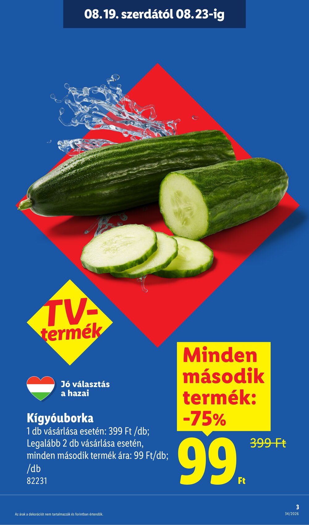 Lidl akciós újság 2026.08.19-től - 3. oldal.