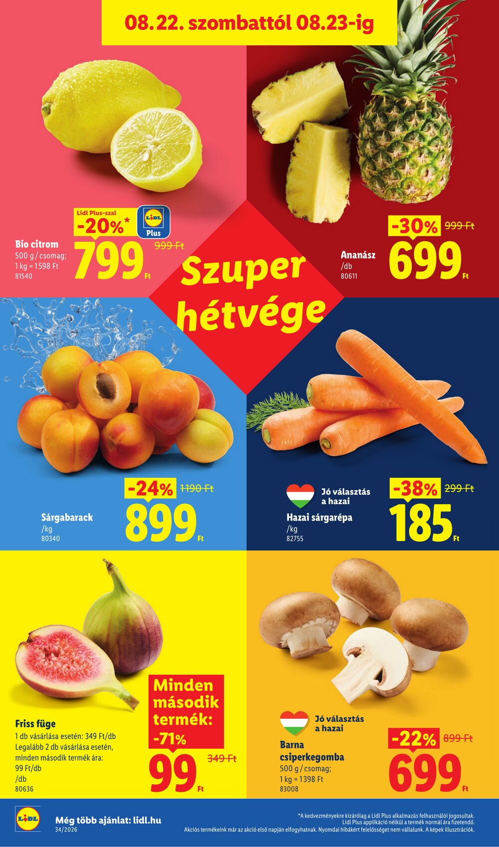 Lidl akciós újság 2026.08.19-től - 34. oldal.
