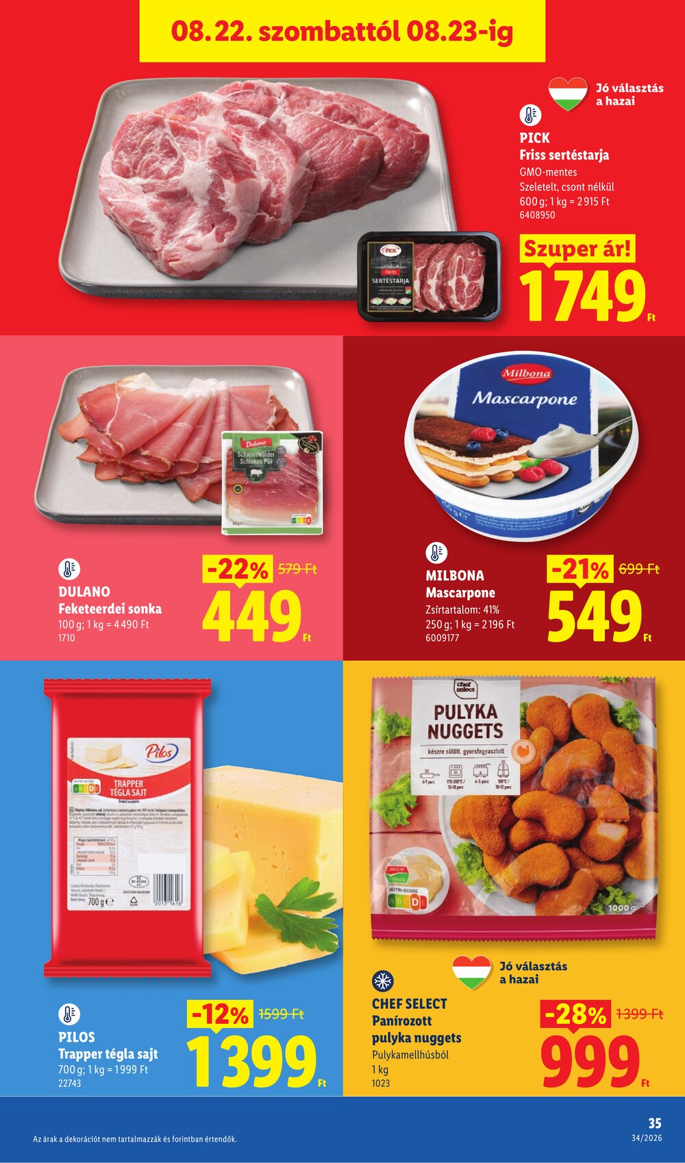 Lidl akciós újság 2026.08.19-től - 35. oldal.