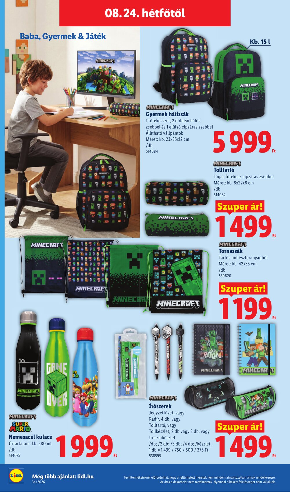 Lidl akciós újság 2026.08.19-től - 40. oldal.