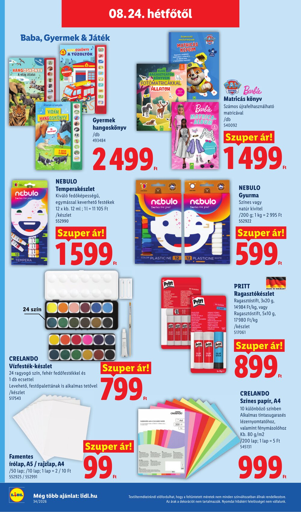 Lidl akciós újság 2026.08.19-től - 44. oldal.