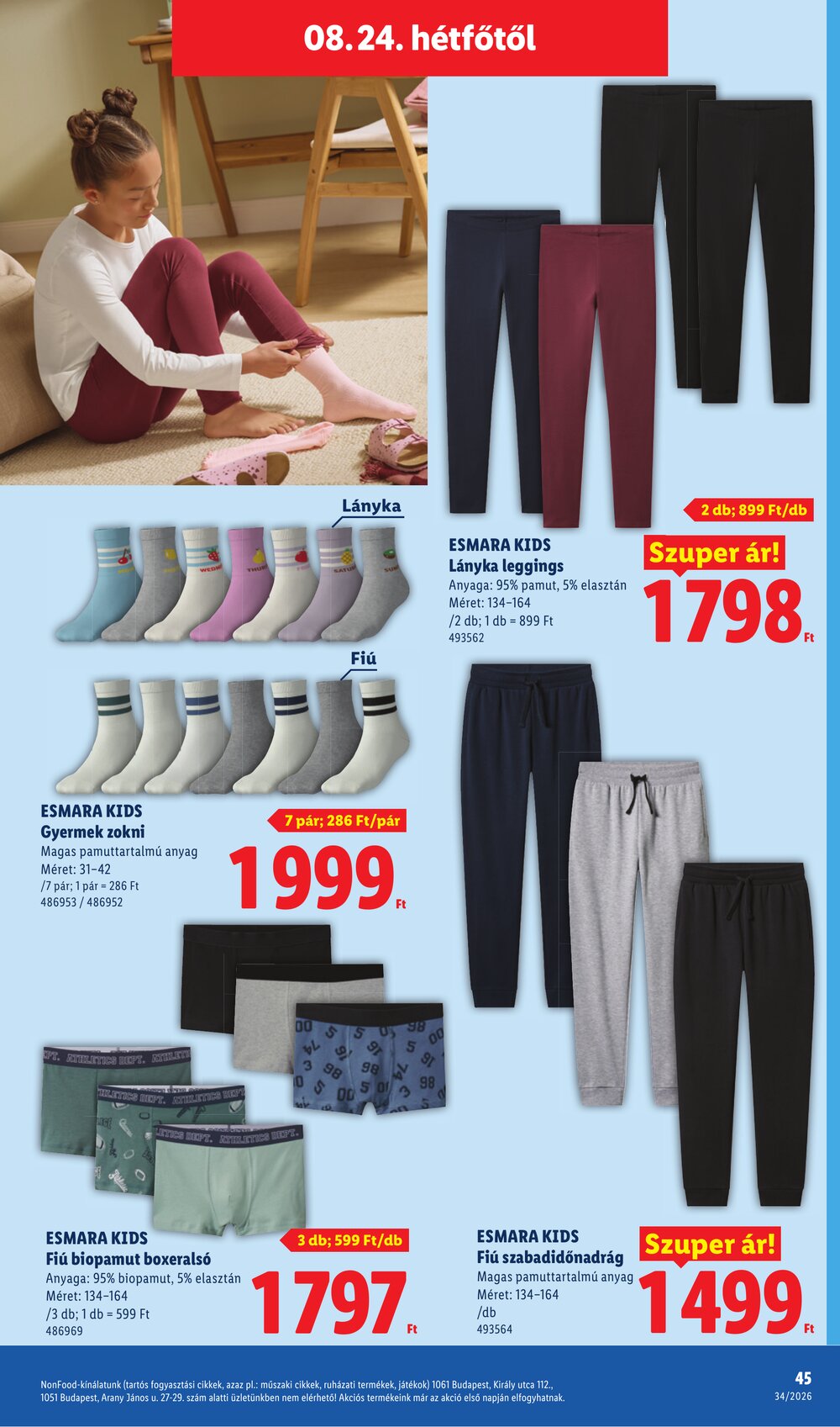 Lidl akciós újság 2026.08.19-től - 45. oldal.