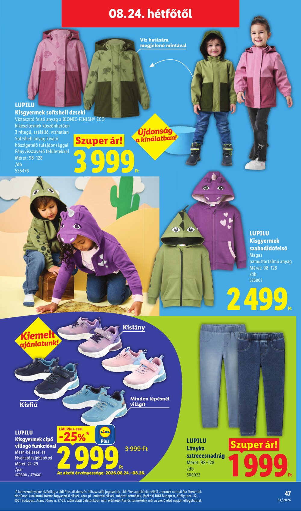 Lidl akciós újság 2026.08.19-től - 47. oldal.