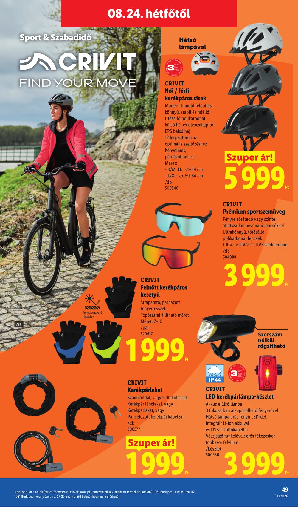 Lidl akciós újság 2026.08.19-től - 49. oldal.