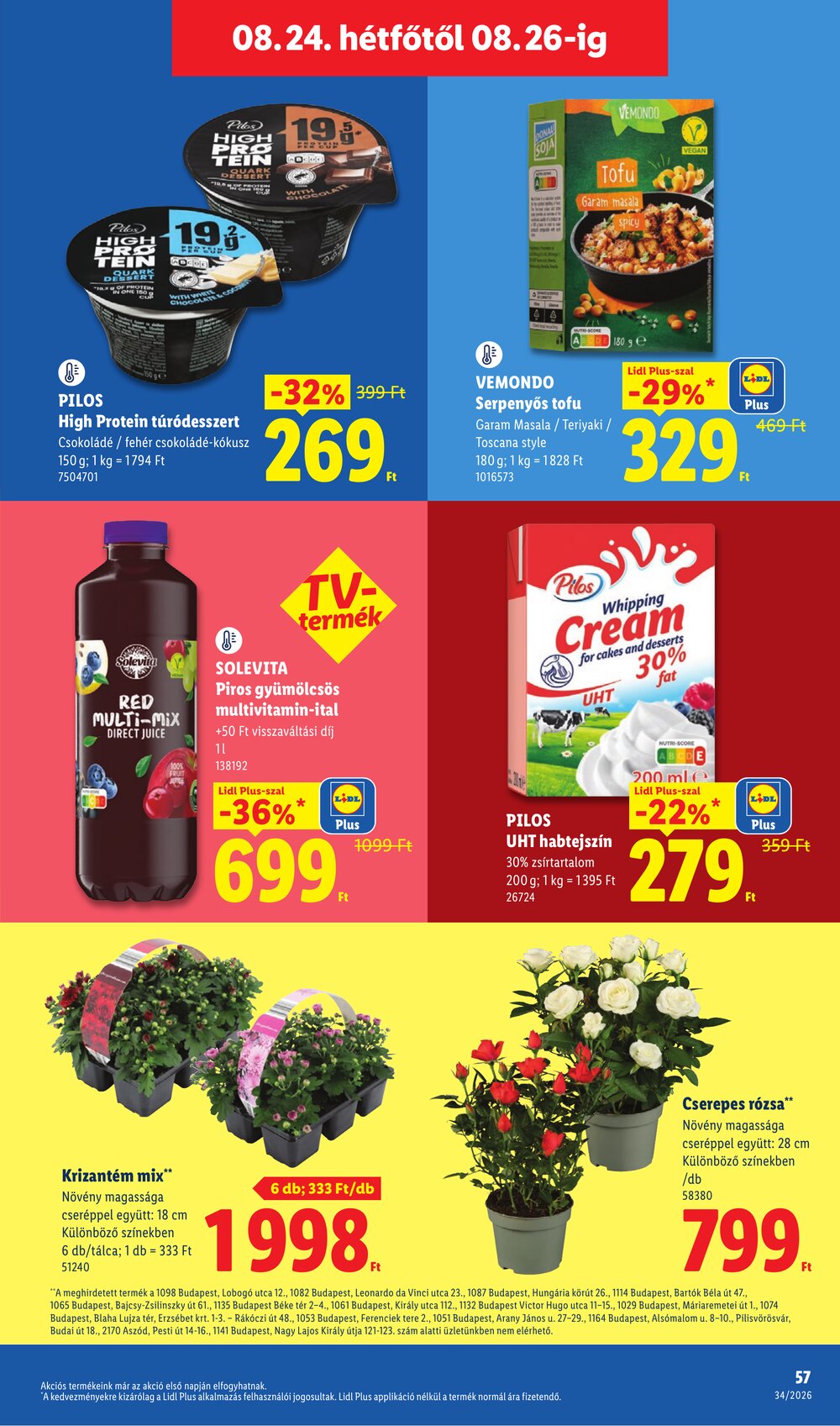 Lidl akciós újság 2026.08.19-től - 57. oldal.