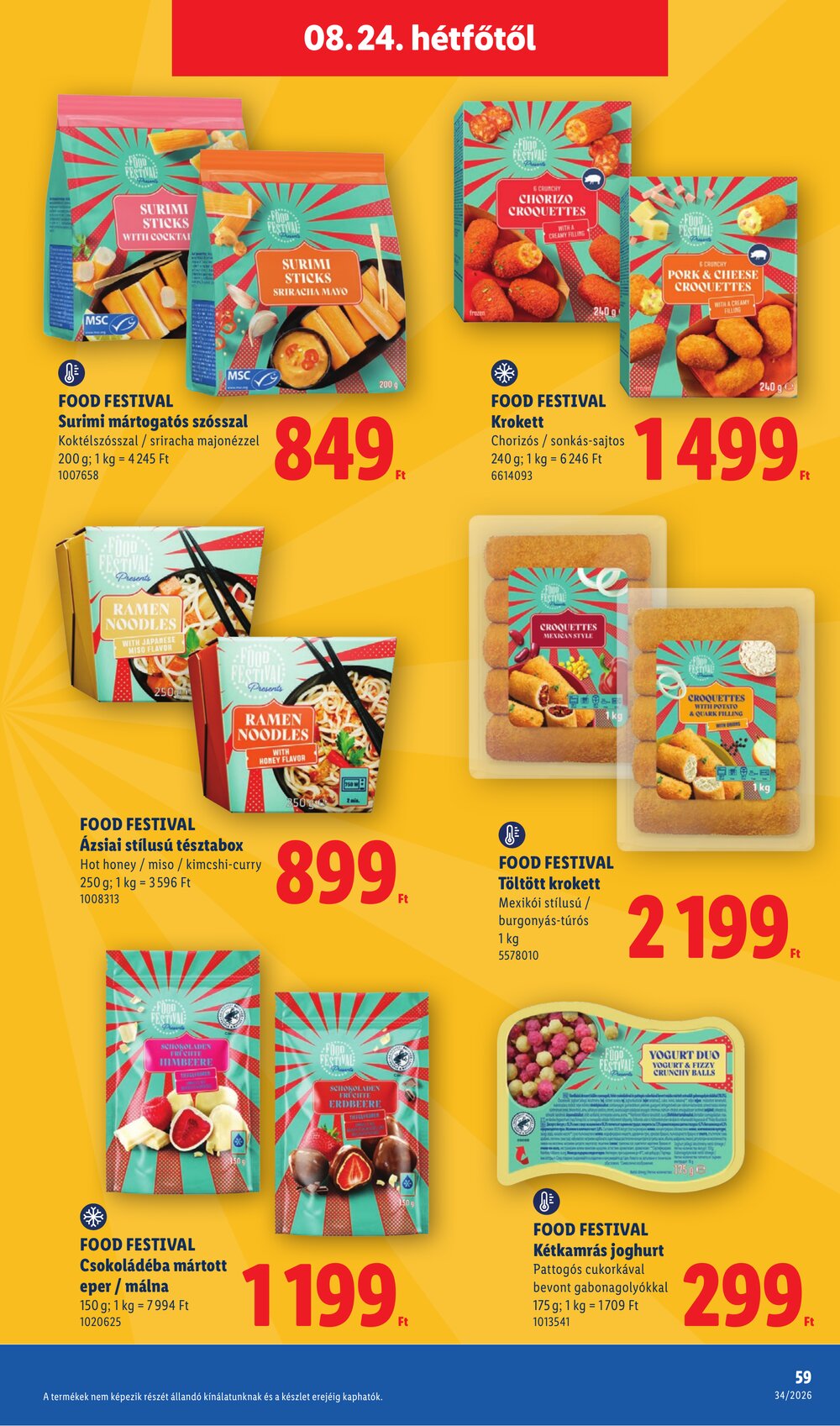 Lidl akciós újság 2026.08.19-től - 59. oldal.
