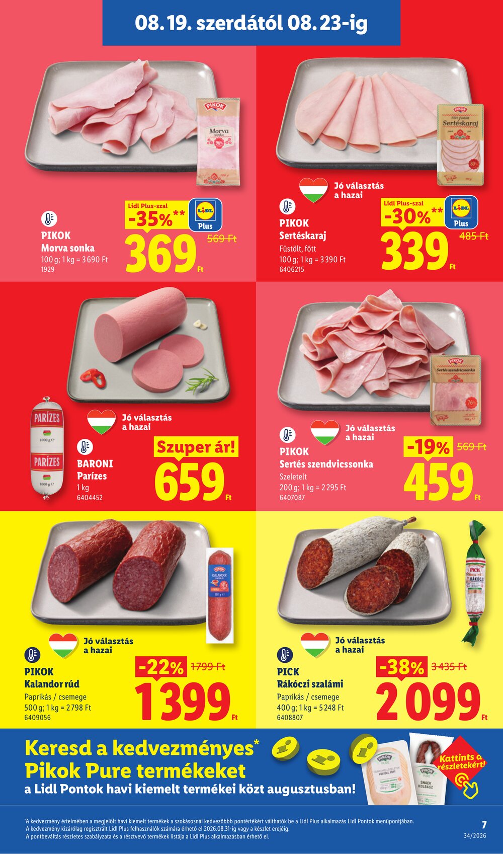 Lidl akciós újság 2026.08.19-től - 7. oldal.
