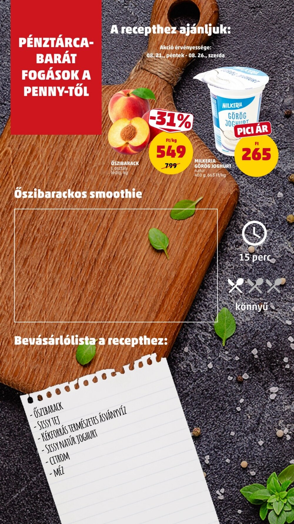 Penny Market akciós újság 2026.08.21-től - 10. oldal.