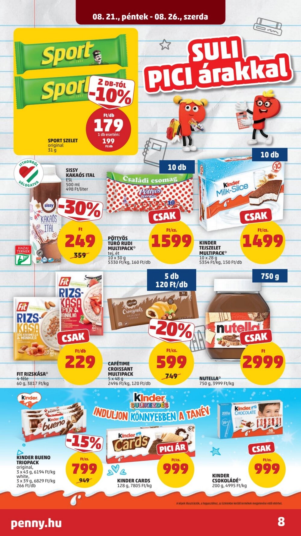 Penny Market akciós újság 2026.08.21-től - 12. oldal.