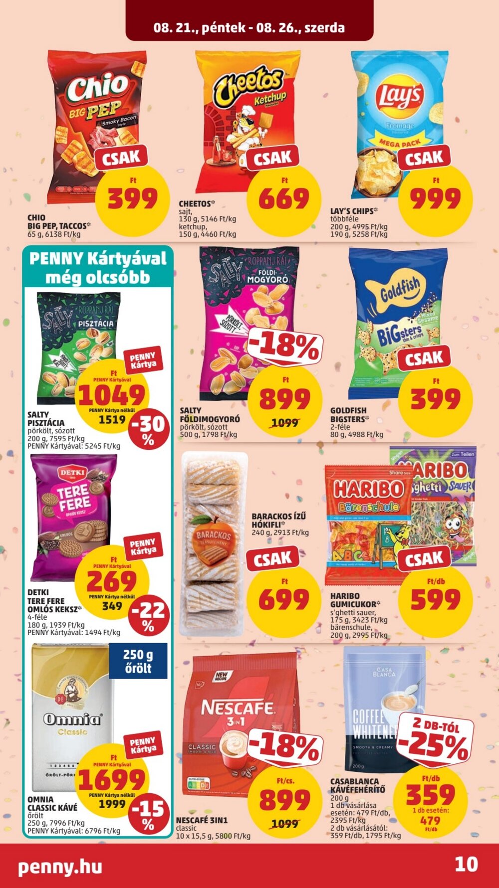 Penny Market akciós újság 2026.08.21-től - 14. oldal.