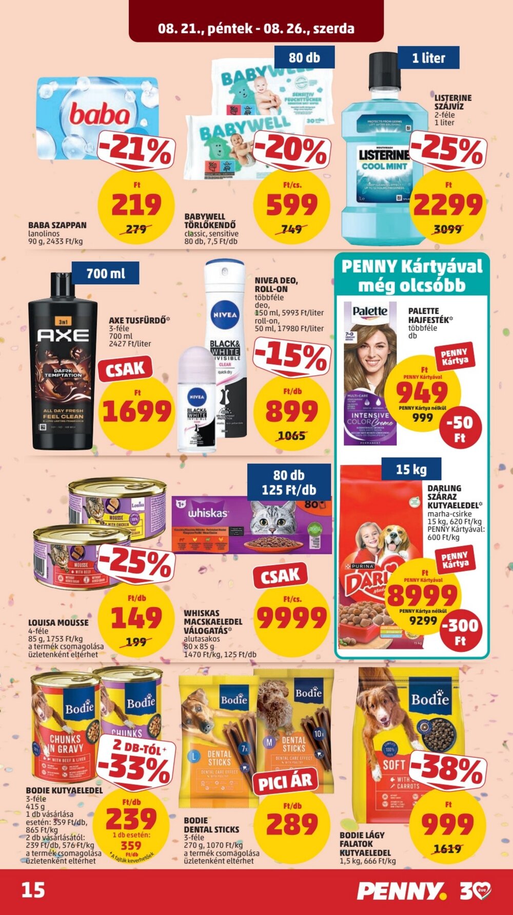 Penny Market akciós újság 2026.08.21-től - 19. oldal.