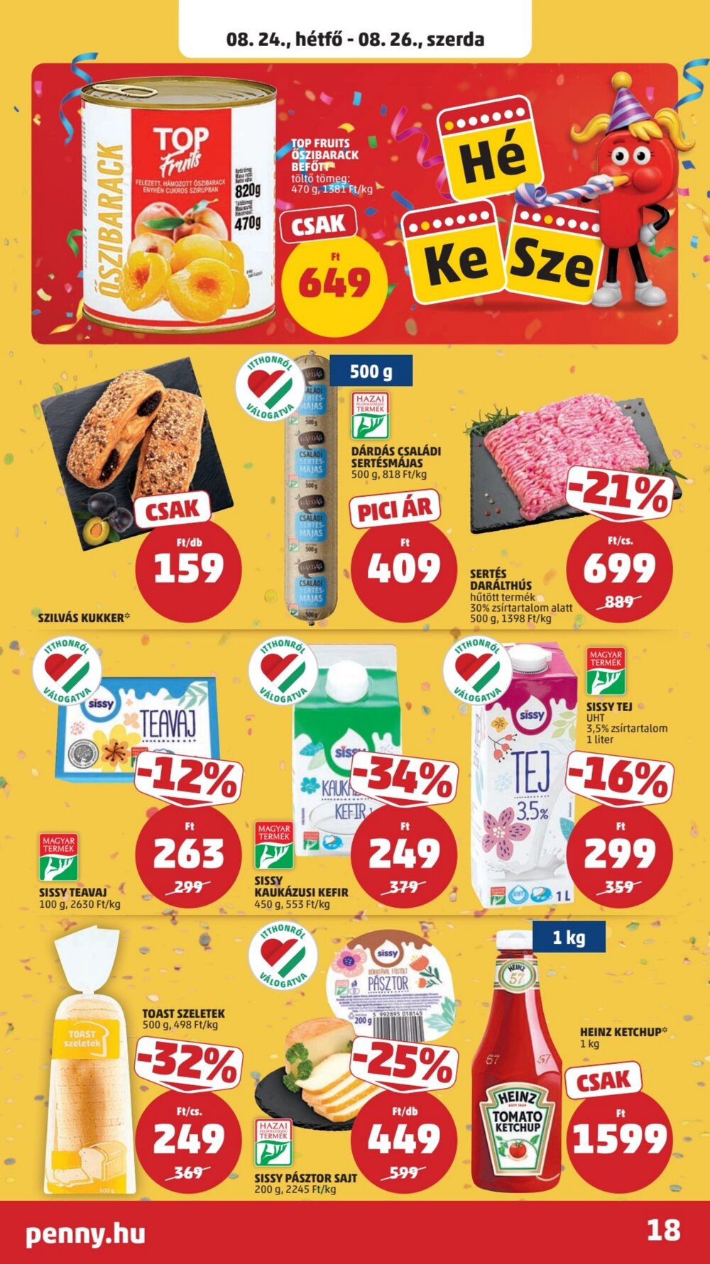Penny Market akciós újság 2026.08.21-től - 22. oldal.