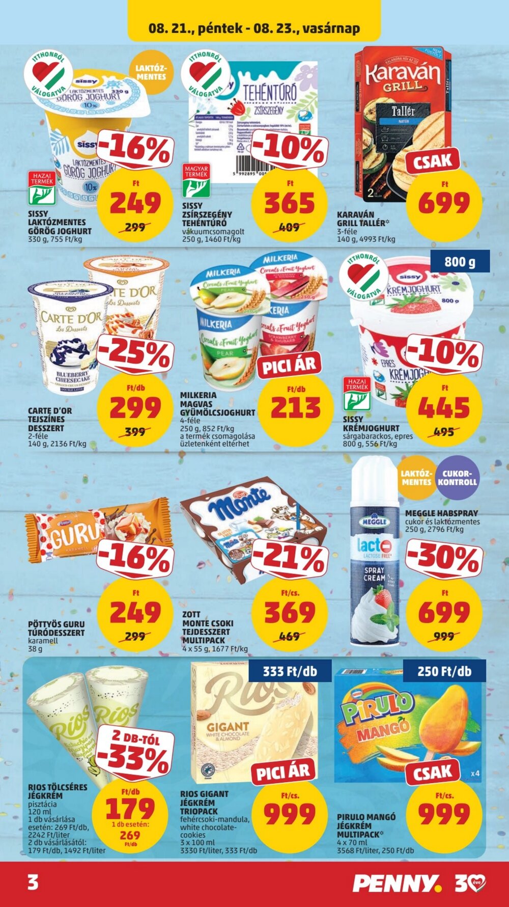 Penny Market akciós újság 2026.08.21-től - 3. oldal.